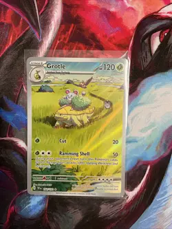 Grotle 164/162 Illustration Rare Temporal Forces Near Mint Pokemon Card TCG - Image 1