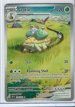 Grotle - 164/162 - Pokemon Temporal Forces Illustration Rare Card MINT TCG - Image 1