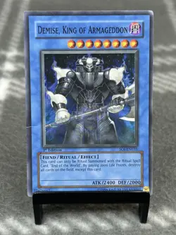Demise, King of Armageddon Yu-Gi-Oh TCG SOI-EN035 Shadow of Infinity 1st Edition - Image 1