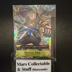 One Piece Roronoa Zoro OP07-113 Illustration Box Vol. 3 Promo Sealed - Image 1