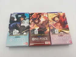 One Piece TCG Special DON!! Set Vol 1 + 2 Lot Of 3 Ace + Luffy Sealed Brand New - Image 2
