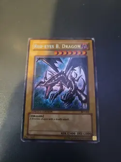 Yu-Gi-Oh! Red-Eyes B. Dragon BPT-005 Secret Rare Vintage HP - Image 1