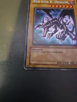 Yu-Gi-Oh! Red-Eyes B. Dragon BPT-005 Secret Rare Vintage HP - Image 3
