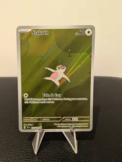Pokemon TCG Slakoth 212/191 Surging Sparks Full Art Illustration Rare Pack Fresh - Image 3