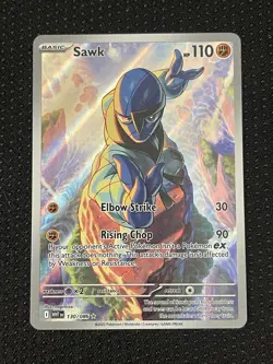 Sawk #130/086 - White Flare Pokemon TCG - NM - Image 2