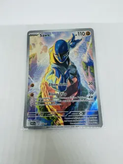 Pokemon Sawk 130/086 Sv: White Flare Holo TCG NM-M - Image 1