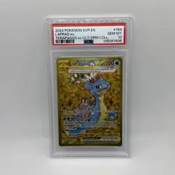 2024 POKEMON SVP BLACK STAR PROMO #164 LAPRAS EX PSA 10 - Image 1