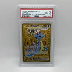 2024 POKEMON SVP BLACK STAR PROMO #164 LAPRAS EX PSA 10 - Image 1