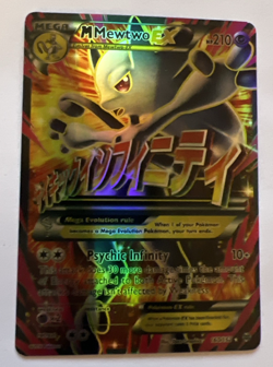 Mega Mewtwo EX 160/162 Pokemon Card - Copy/Replica/Filler - Image 1