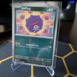 Pokemon TCG Koffing 109/165 Common Card MEW NM - Image 1