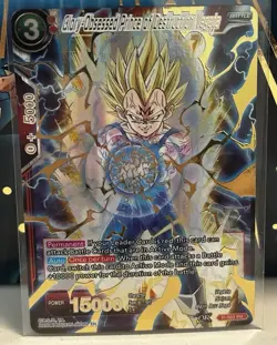 Dragon Ball Card Gold Stamp Glory Obsessed Prince Of Destruction Vegeta (P-063) - Image 1