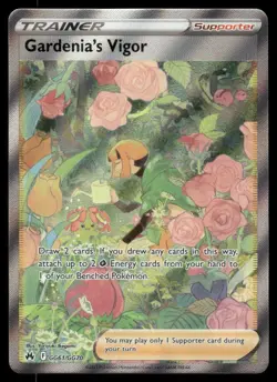 Pokemon Cards Gardenia's Vigor GG61/GG70 Crown Zenith Galarian Gallery NM - Image 1