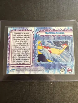 Topps: Pokemon TCG 2000 The Movie Card #63 The Titans Awaken NM - Image 2