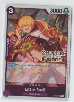 One Piece Card Game - 4x Little Sadi - OP02-073 - Judge Promo - Rare - NM - Eng - Image 1