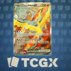 Pokemon - Team Rocket's Moltres ex - 208/182 - SV10: Destined Rivals - Holo NM - Image 1