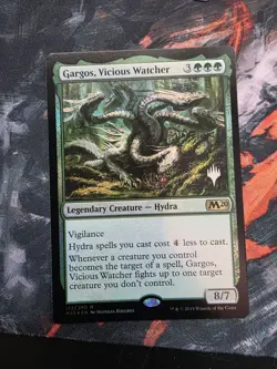 1x Gargos, Vicious Watcher - 2020 M20 Core Set Rare Foil Prize Promo - Image 1