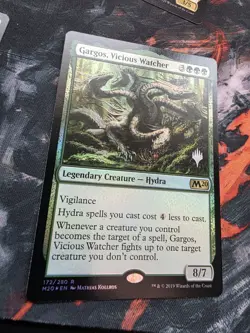 1x Gargos, Vicious Watcher - 2020 M20 Core Set Rare Foil Prize Promo - Image 2
