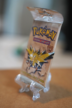 Pokemon WOTC Fossil Unlimited Booster Pack Vintage Sealed TCG Zapdos - Image 3