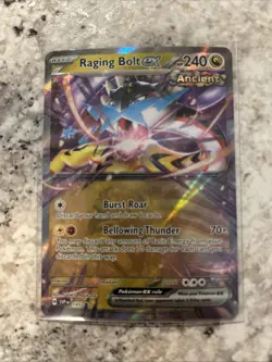 Pokemon TCG Raging Bolt EX #145 Scarlet & Violet Black Star Promo NM Condition - Image 1