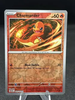 Pokemon TCG Charmander SV03: Obsidian Flames 026/197 Reverse Holo Common - Image 1