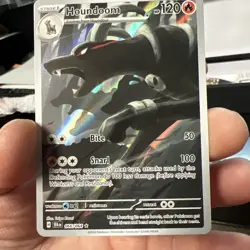 Pokemon TCG Houndoom 066/064 Shrouded Fable Holo Illustration Rare - Image 1