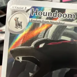 Pokemon TCG Houndoom 066/064 Shrouded Fable Holo Illustration Rare - Image 3