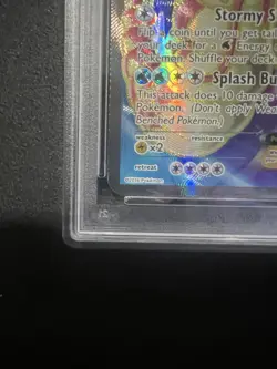 2016 POKEMON XY BREAKPOINT #114/122 GYARADOS EX FULL ART PSA 8 - Image 5