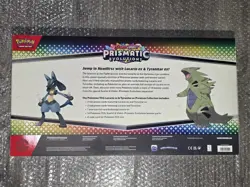 Pokemon TCG Prismatic Evolutions Lucario Ex + Tyranitar Ex Premium Collection - Image 2