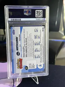 2000 Danone Pokemon ARTICUNO Stadium Tip PSA 5 - Image 2