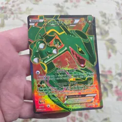 RAYQUAZA EX 2012 MISPRINT POKEMON DRAGONS EXALTED #123/124 - Image 1
