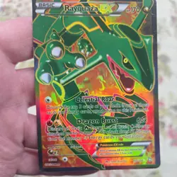 RAYQUAZA EX 2012 MISPRINT POKEMON DRAGONS EXALTED #123/124 - Image 2