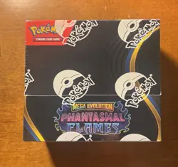 Pokemon Mega Evolutions Phantasmal Flames Booster Box New Sealed - Image 1