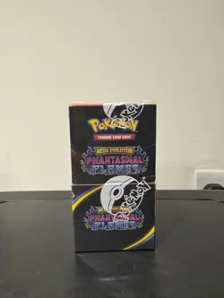 Pokemon Mega Evolutions Phantasmal Flames Half Booster Box New Sealed 18 Packs - Image 1