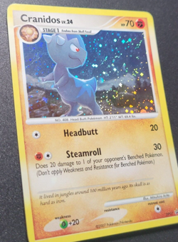 Cranidos DP07 (Holo Swirl) - Pokemon TCG Diamond and Pearl Promo - NM-LP - Image 2