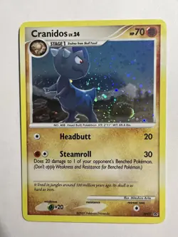 Cranidos #DP07 Holo Black Star Promo Diamond & Pearl Pokemon TCG Vintage NM - Image 1