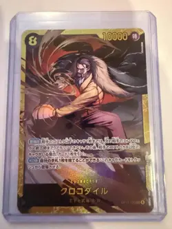 Crocodile OP14-120 SEC Secret Rare The Azure Sea's Seven One Piece TCG JP - Image 1