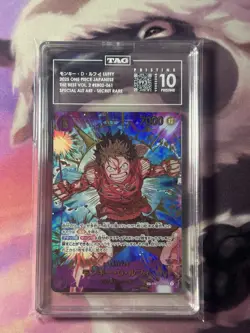 TAG 10 [PRISTINE] Monkey D Luffy SP EB02-061 PRB-02 THE BEST vol.2 One Piece - Image 1