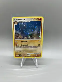 CRANIDOS 2007 POKEMON DIAMOND & PEARL #DP07 BLACK STAR PROMO HOLO CARD - Image 1