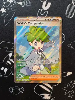 Wally's Compassion 176/132 Pokemon TCG Mega Evolution Ultra Rare Trainer English - Image 1