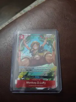 One Piece CCG Wings of The Captain Monkey.D.Luffy OP06-013 R Alt Art English NM - Image 1