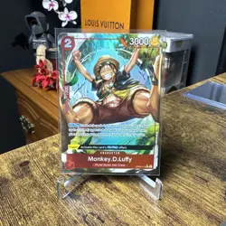 One Piece Monkey D Luffy OP06-013 Alt Art Wings of the Captain English NM - Image 1