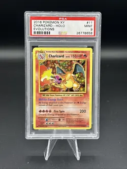 2016 Pokemon Charizard XY Evolutions Holo #11 PSA 9 - Image 1