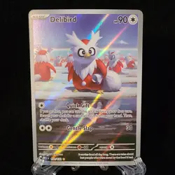 Pokemon Delibird 152/132 Mega Evolution Illustration Rare Card NM - Image 1