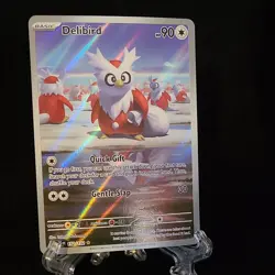 Pokemon Delibird 152/132 Mega Evolution Illustration Rare Card NM - Image 3