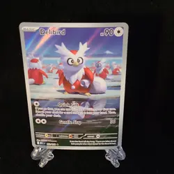 Pokemon Delibird 152/132 Mega Evolution Illustration Rare Card NM - Image 4