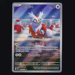 Delibird 152/132 Mega Evolution Illustration Rare Pokemon TCG Card NM 🔥 - Image 1