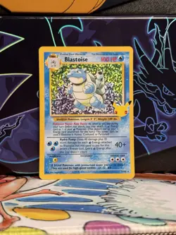 Blastoise Holo 2/102 25th Anniversary Celebrations Pokemon Card - Image 1