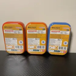 One Piece Card Game Tin Pack Set Vol.2 (TS-02, OP13) x3 One Of Each Hero - Image 2