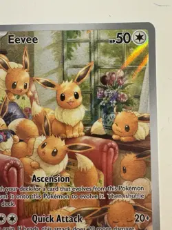 Pokemon Eevee Holo TCG Card Sv06 Twilight Masquerade 188/167 NM Condition - Image 3