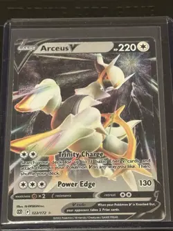 Arceus V And Vstar Metal Cards NM/M Read Desc - Image 1